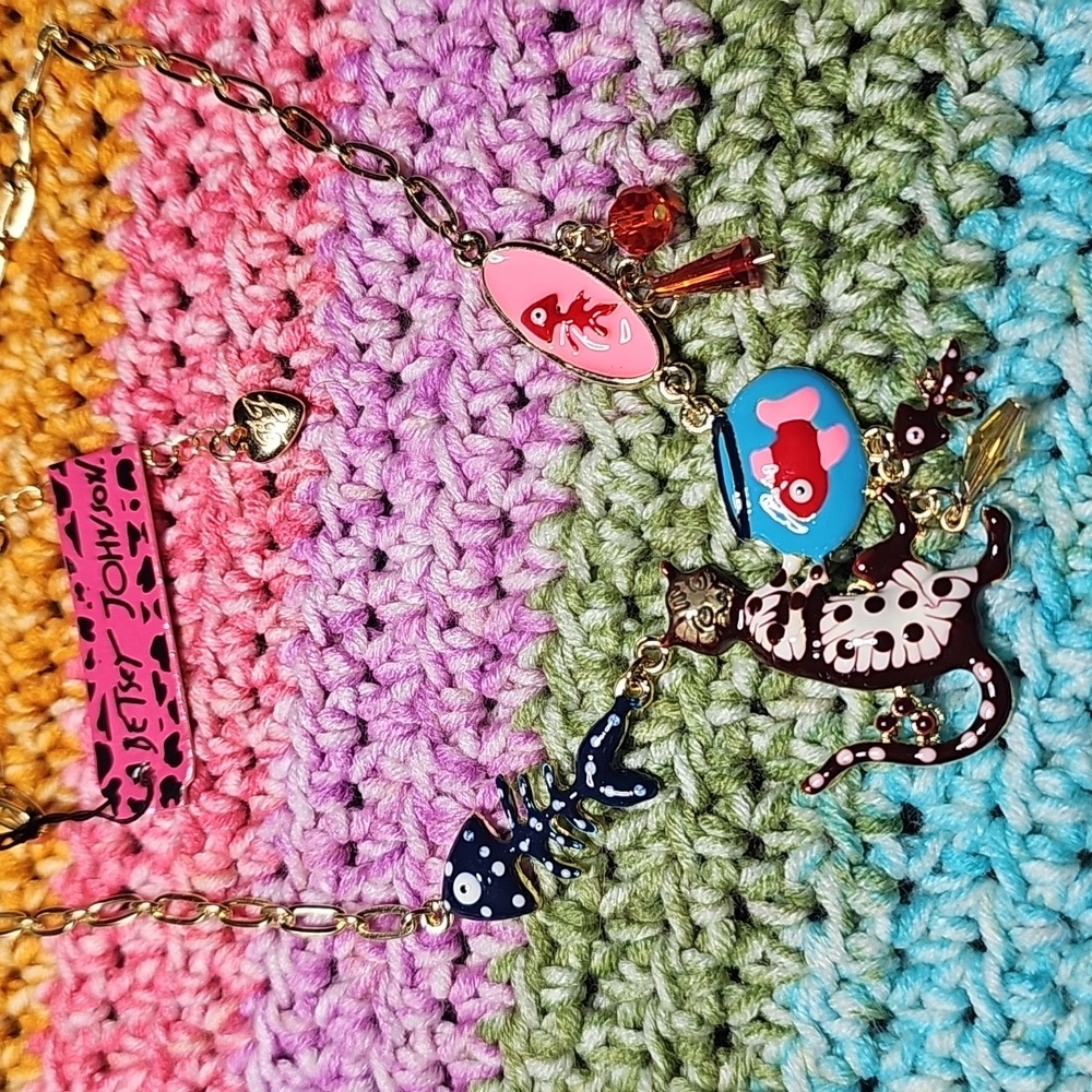 Betsey Johnson Kids' Colorful Charm Necklace